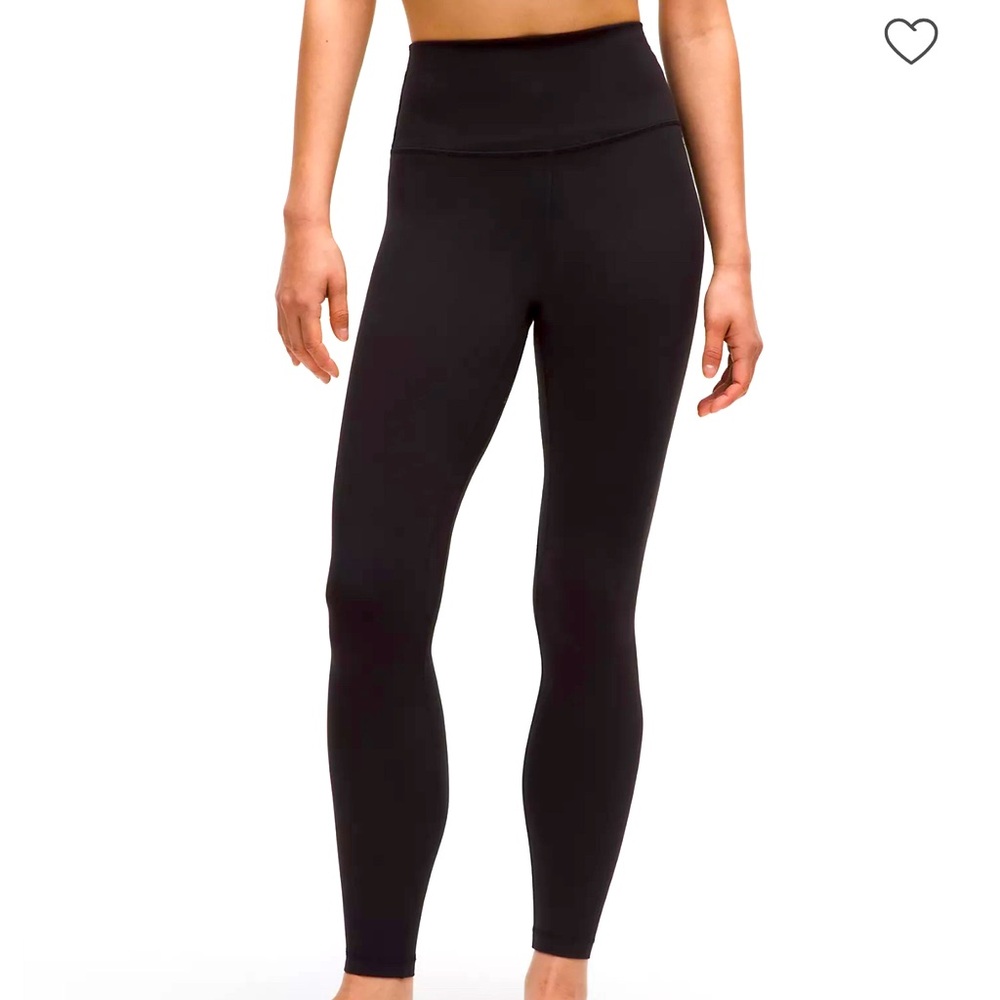 Lululemon Align Pant Full Length 28" Black Nulu Workout Athleisure-